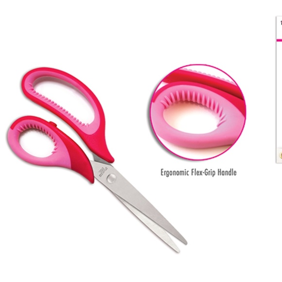 Soft-grip Scissors 7.5" (19 cm) Pink - Picture 8 of 11